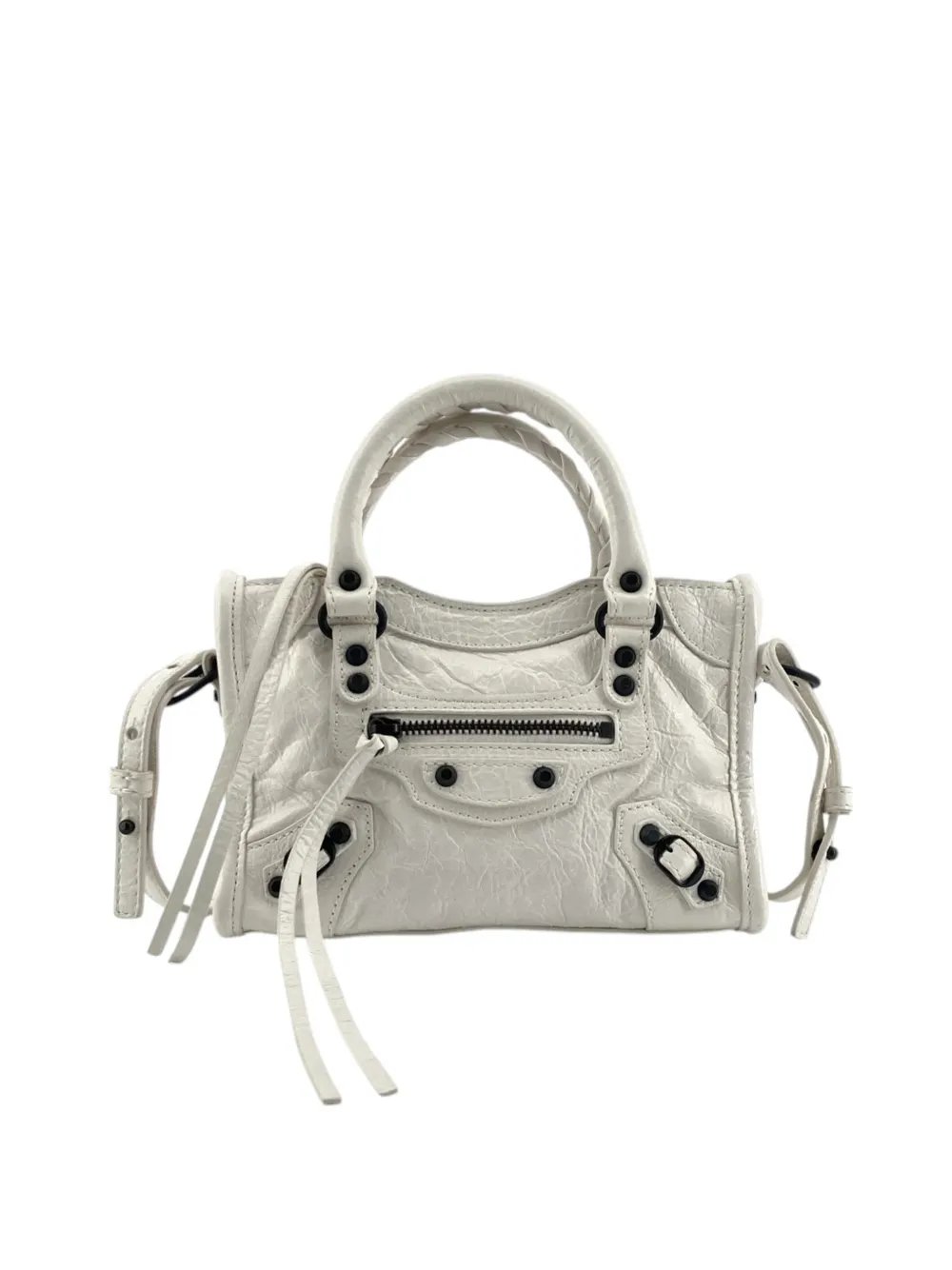 2012 Nano Lambskin Motocross Classic Le City satchel