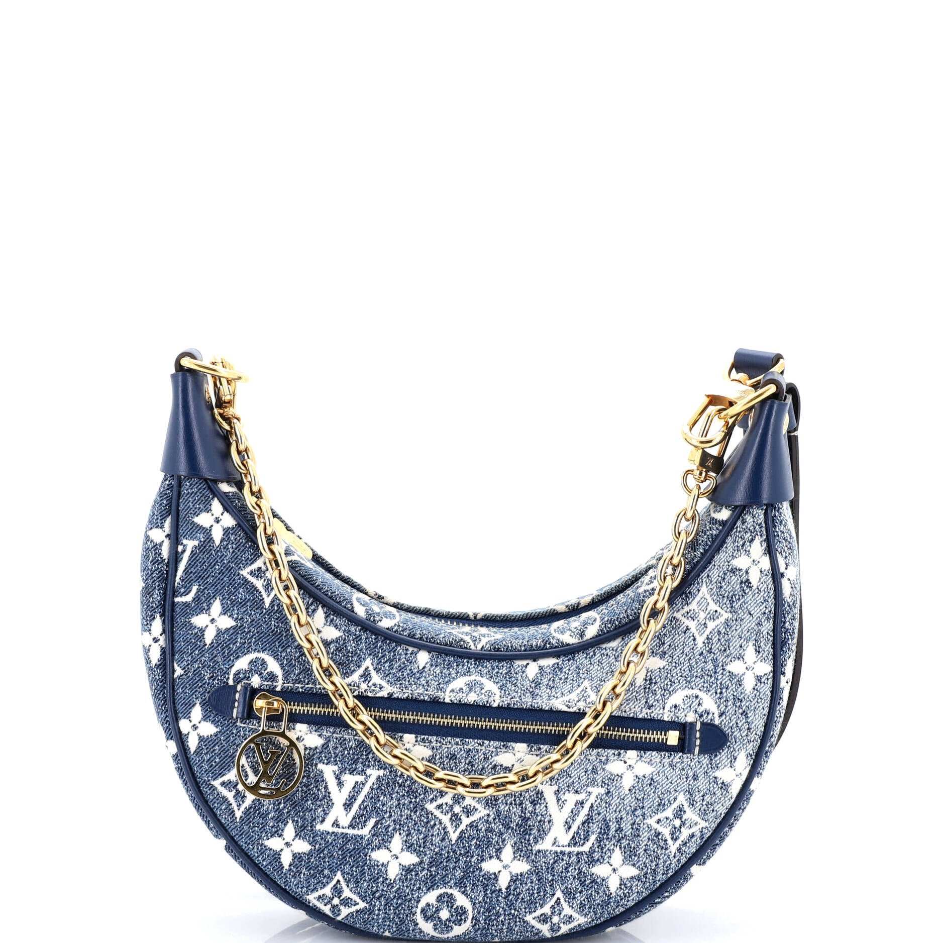 Louis Vuitton Loop Handbag Monogram Jacquard Denim