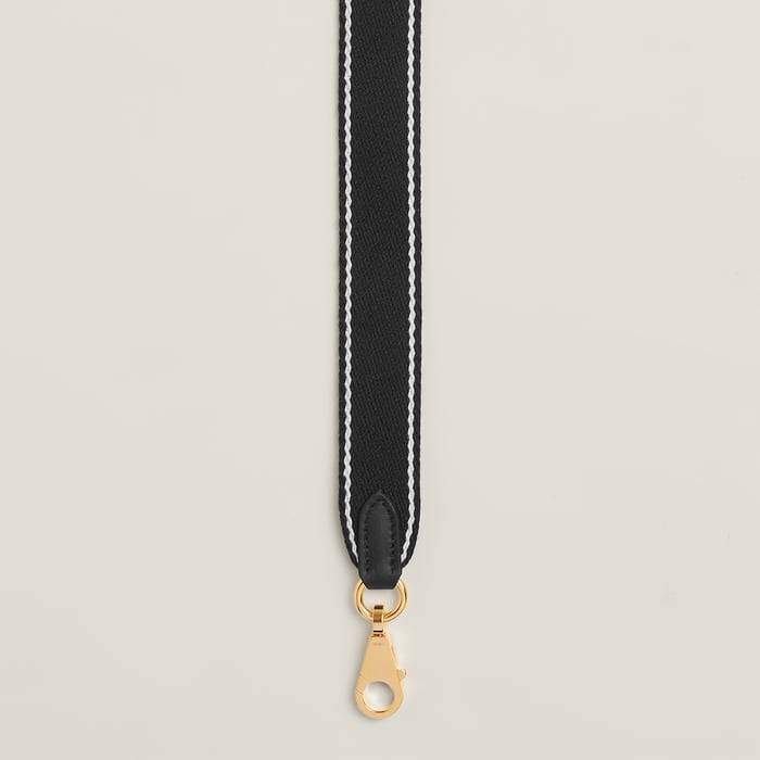 Sangle Wooly Sellier Bicolor Bag Strap