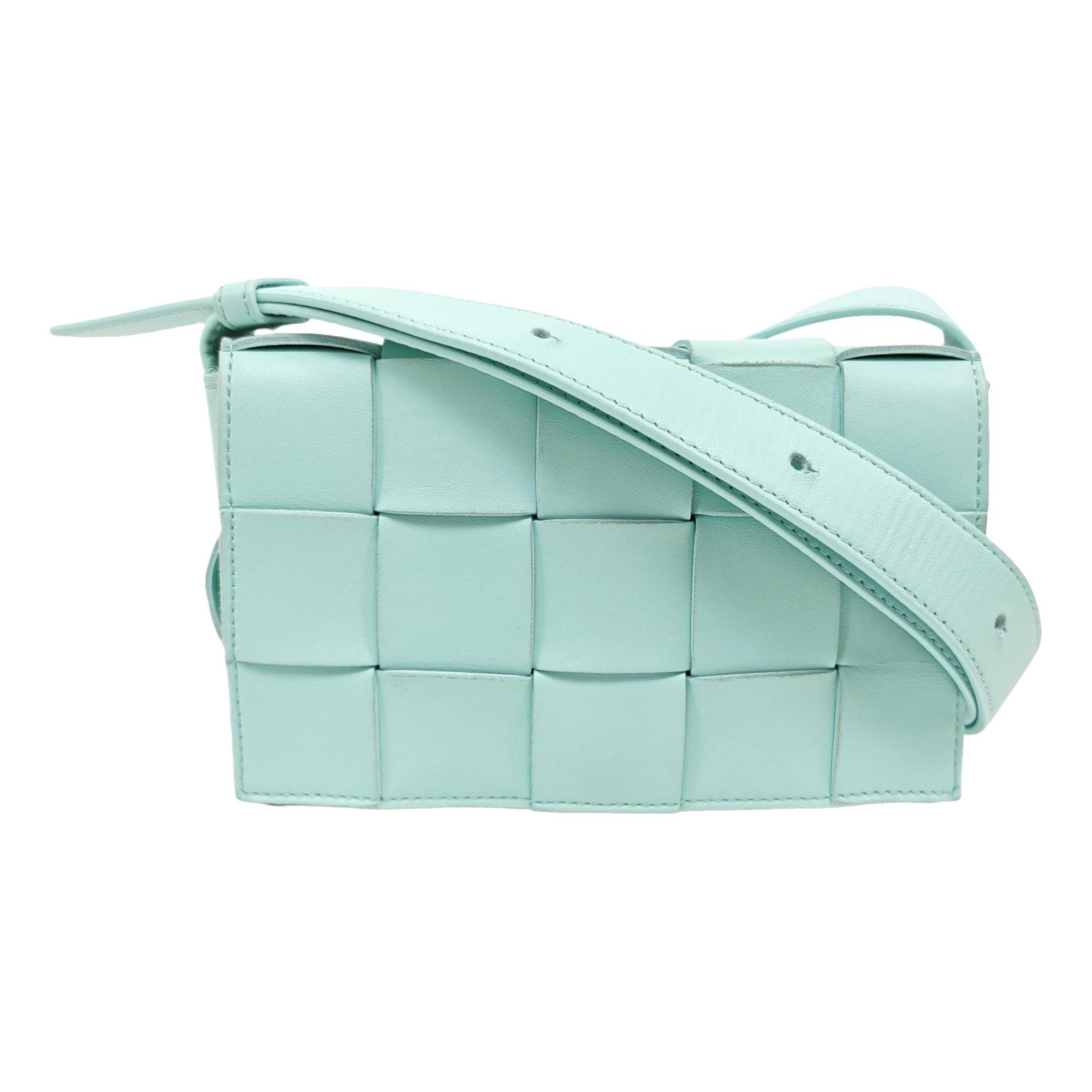 Cassette leather crossbody bag