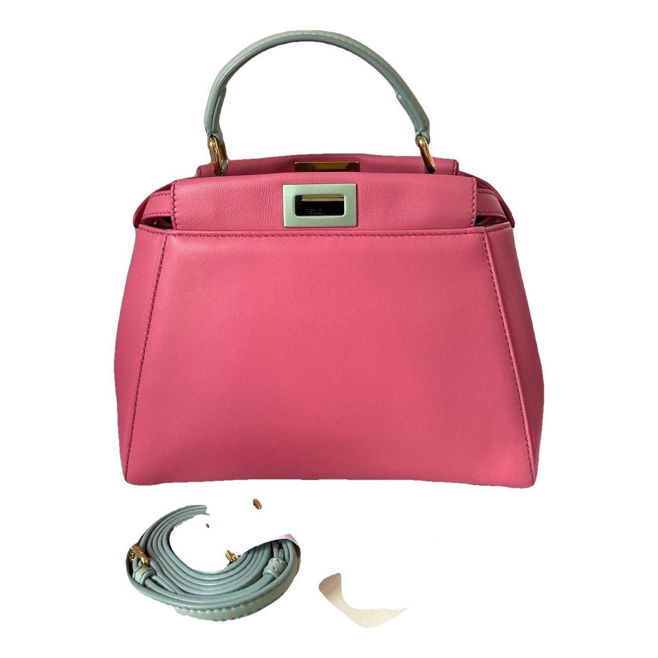 Peekaboo leather handbag