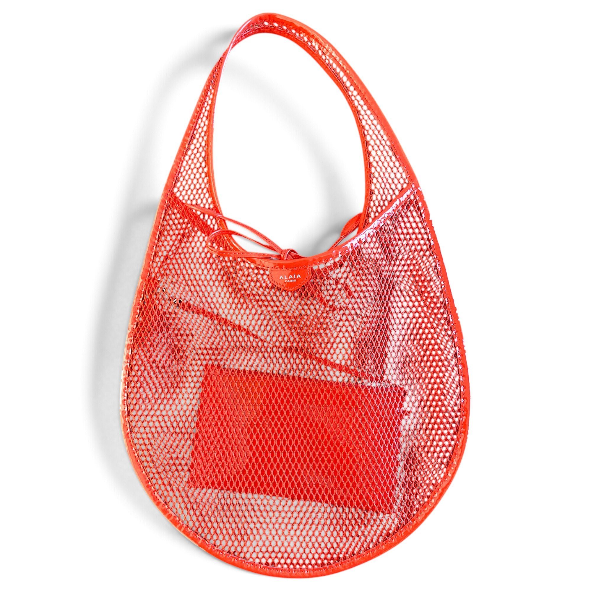 One Piece patent leather handbag