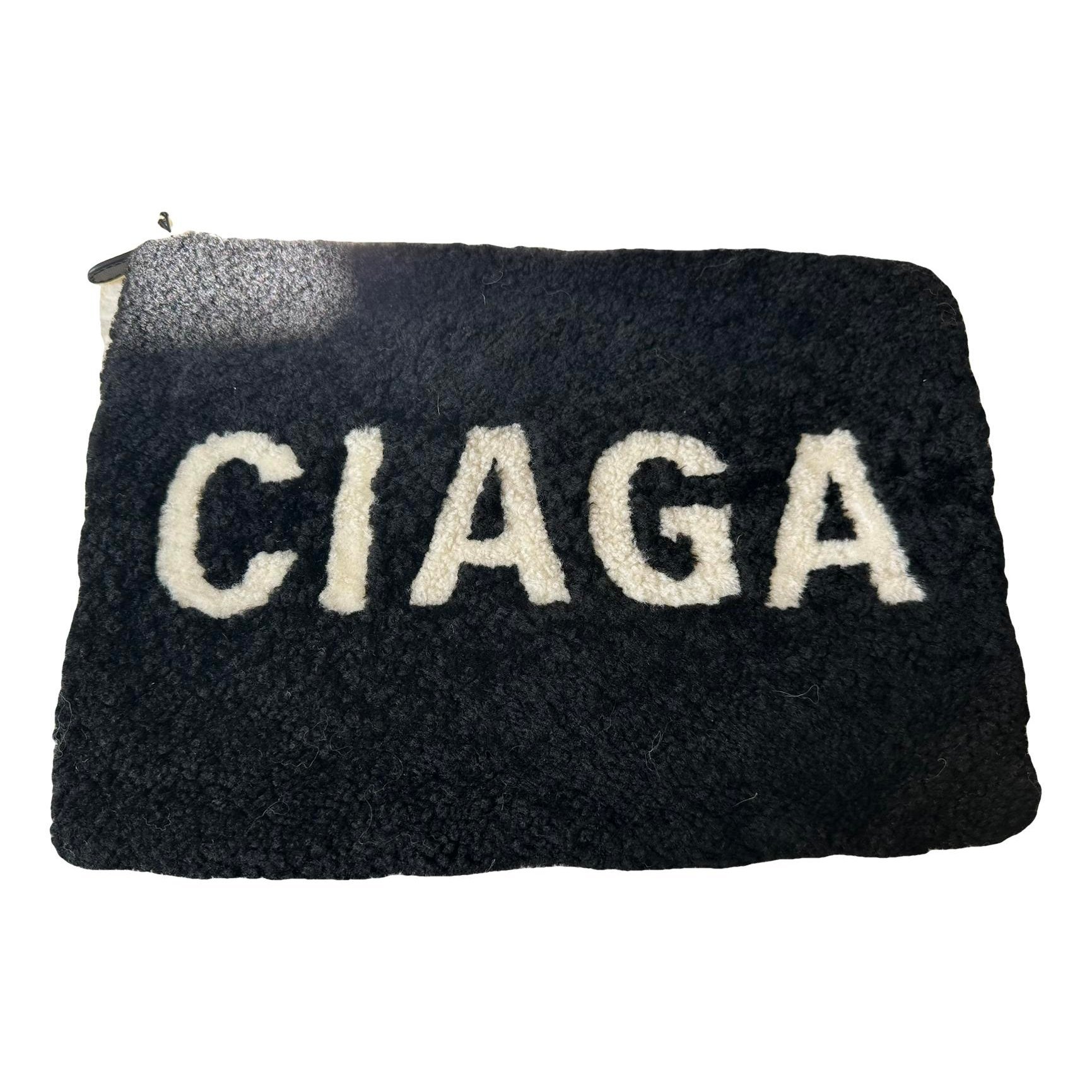 Balenciaga City Clip leather clutch bag