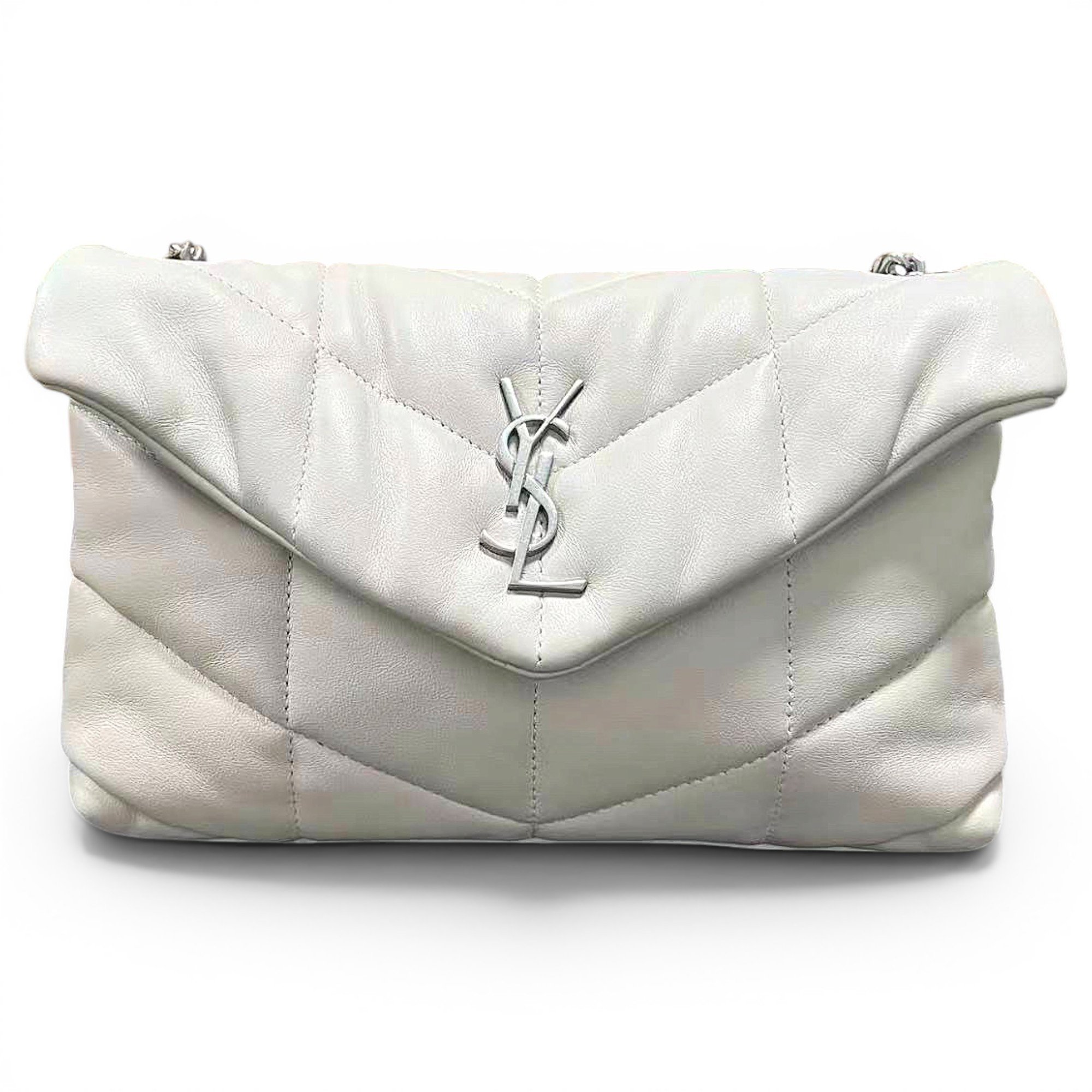 Loulou Puffer leather crossbody bag