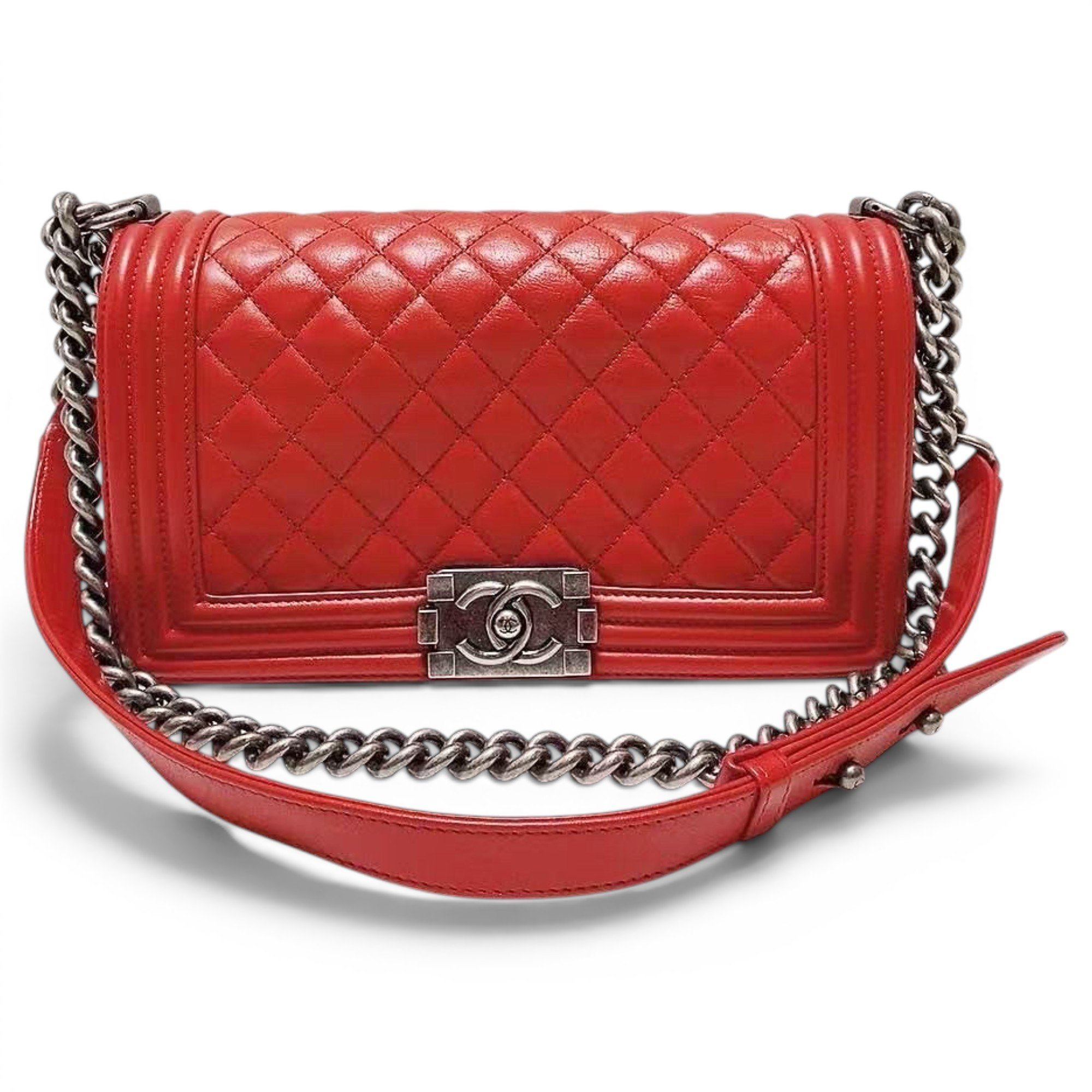 Boy leather crossbody bag