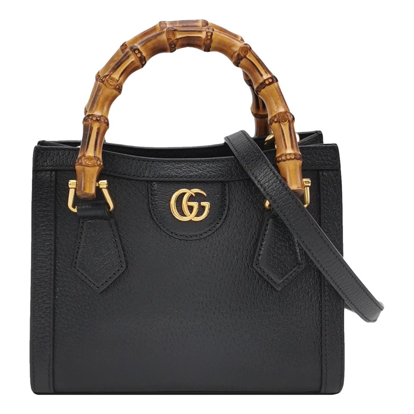 Diana Bamboo leather handbag