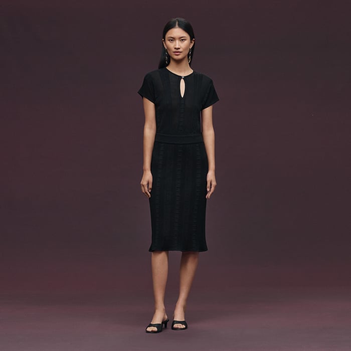 Noir Straight Skirt