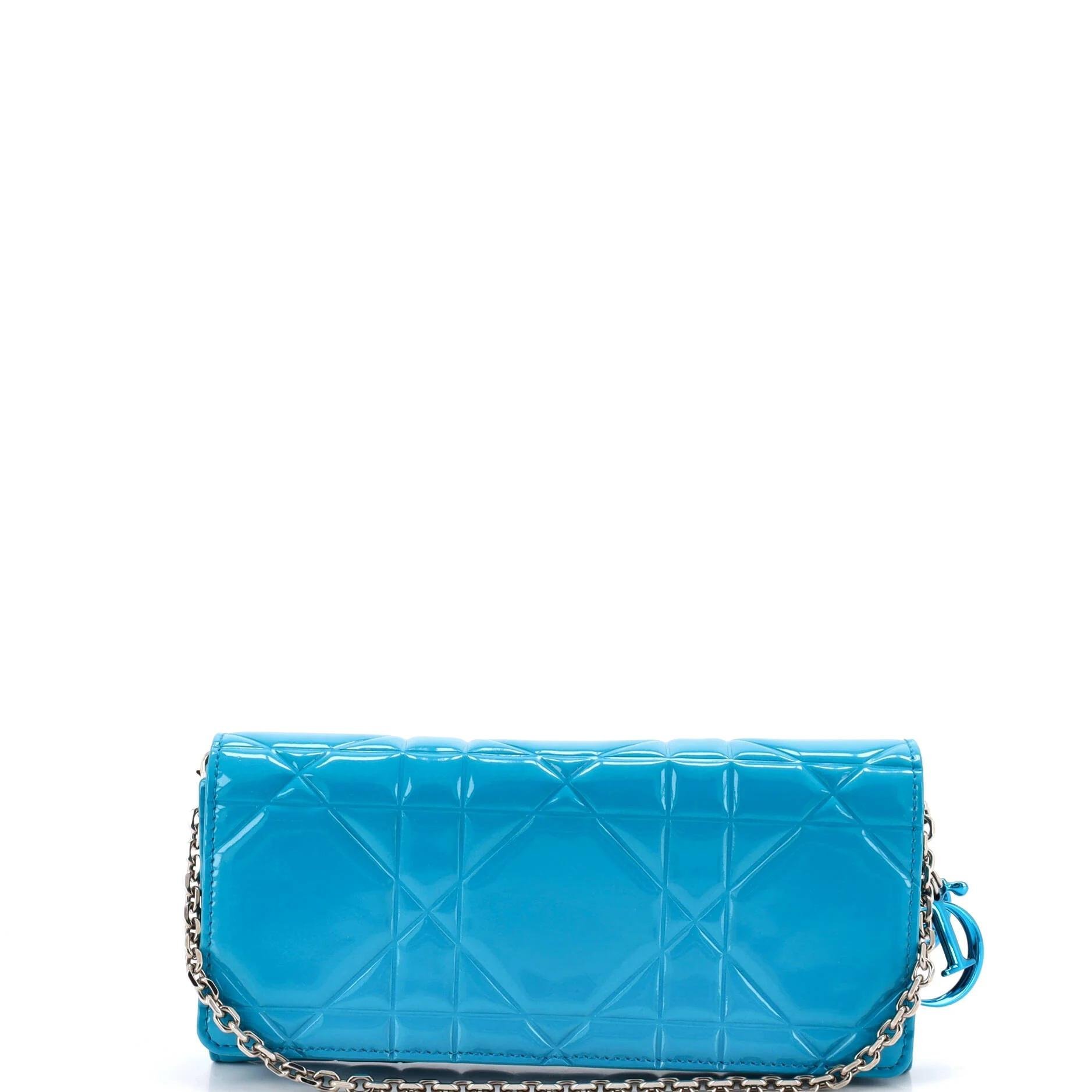 Patent leather clutch bag