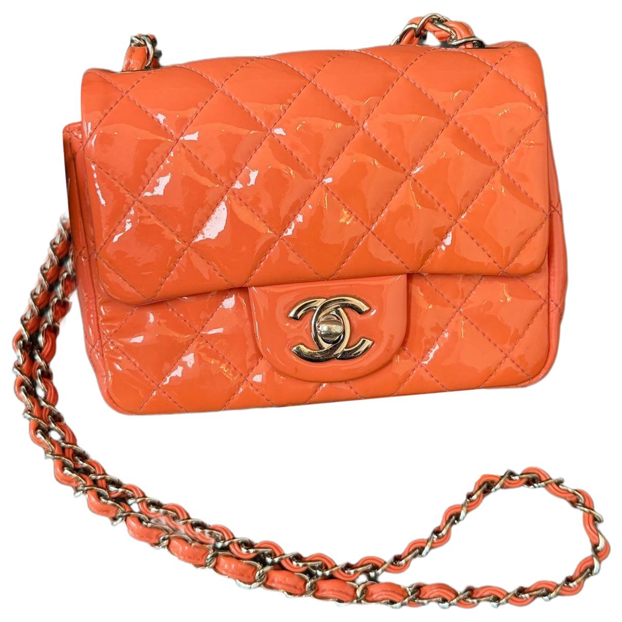 Timeless/Classique patent leather handbag