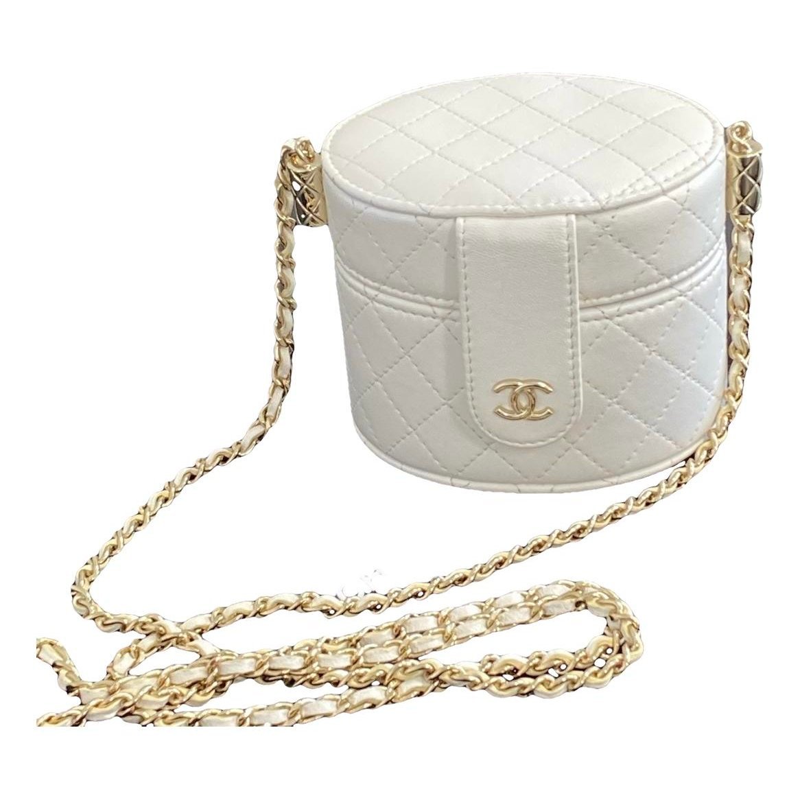 Trendy CC Vanity leather handbag