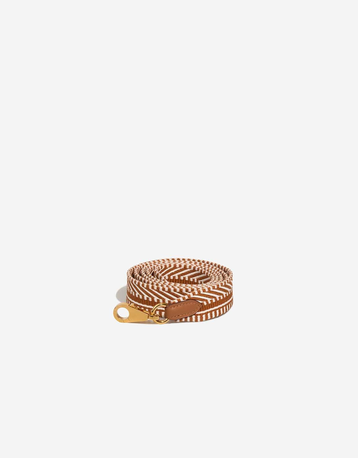 
		Shoulder Strap Swift / Toile Écru / Beige / Gold    
