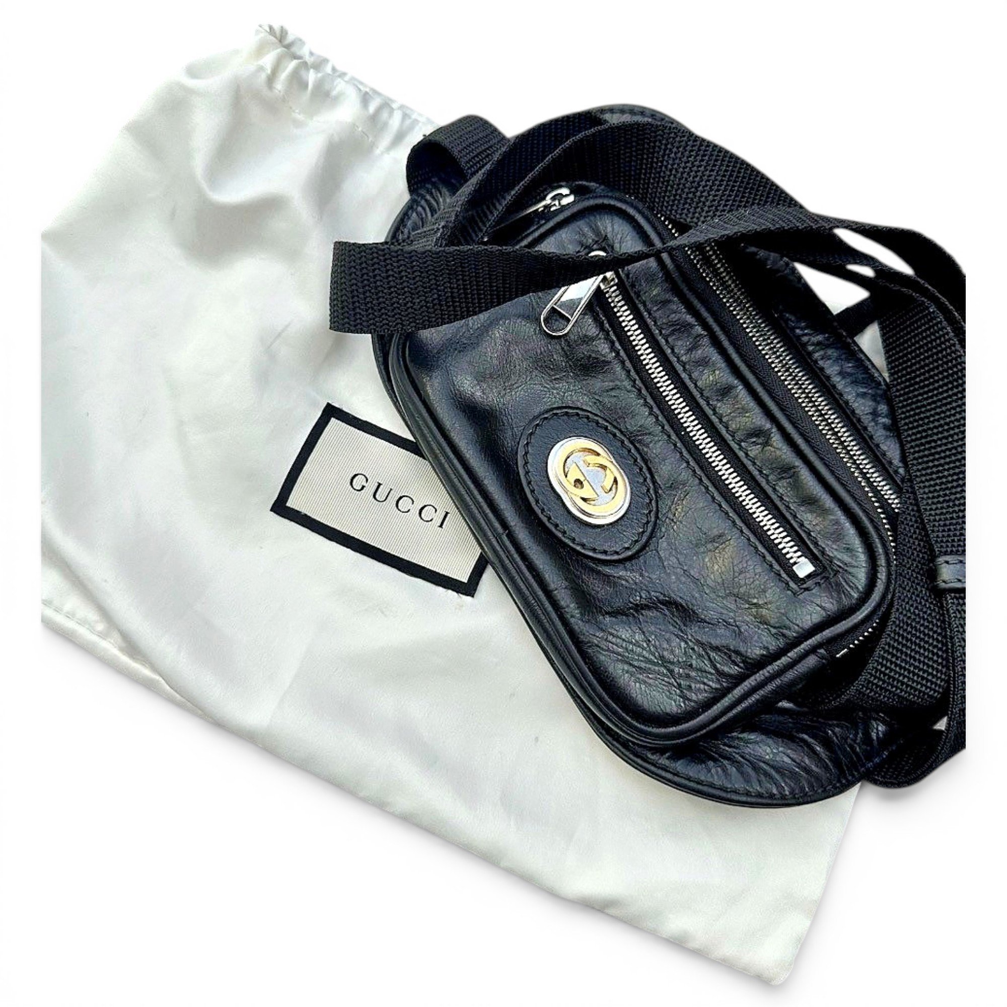Leather crossbody bag