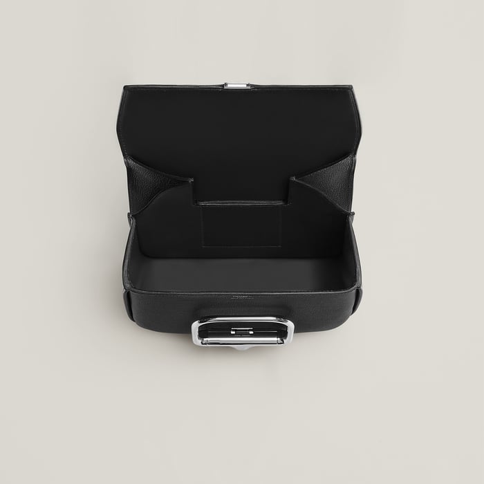 Noir Hermès Della Cavalleria Mini Bag