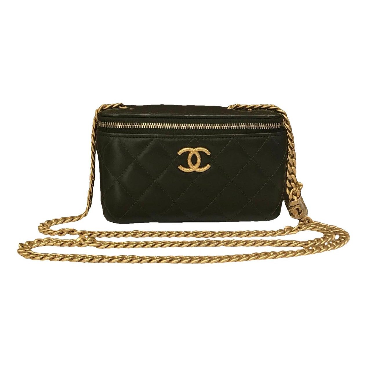 Trendy CC Vanity leather handbag