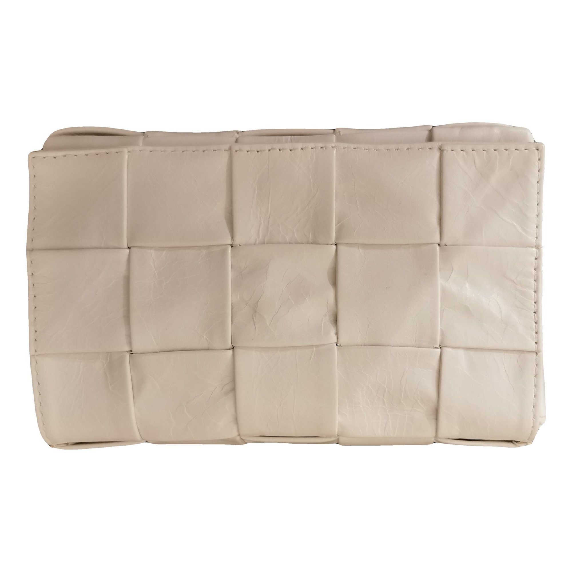Cassette leather handbag