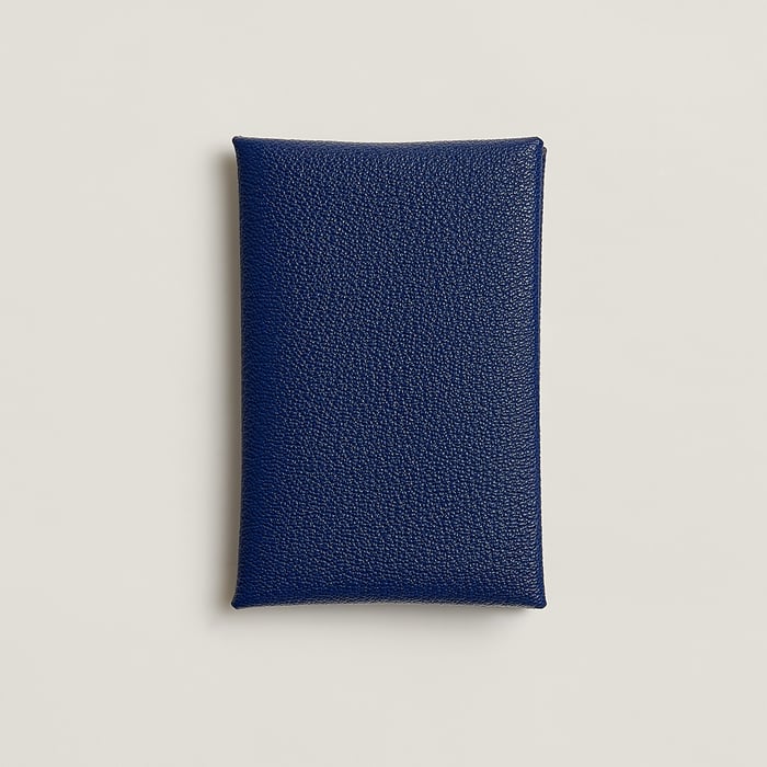 Bleu Saphir Calvi Card Holder
