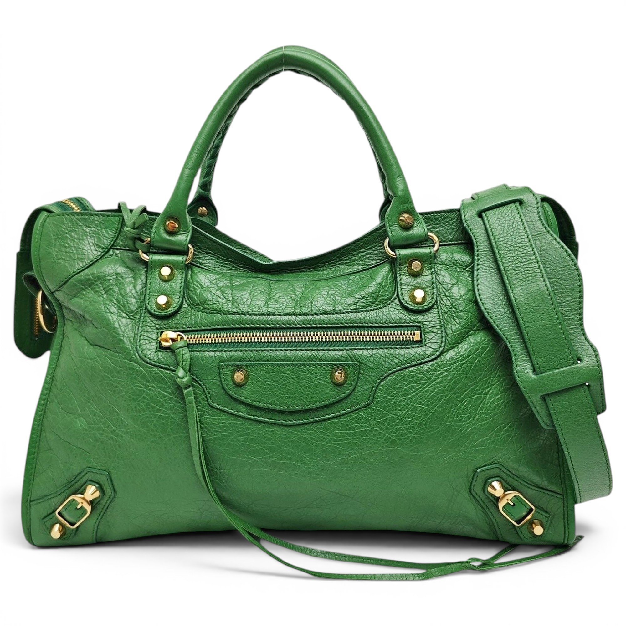 Leather handbag