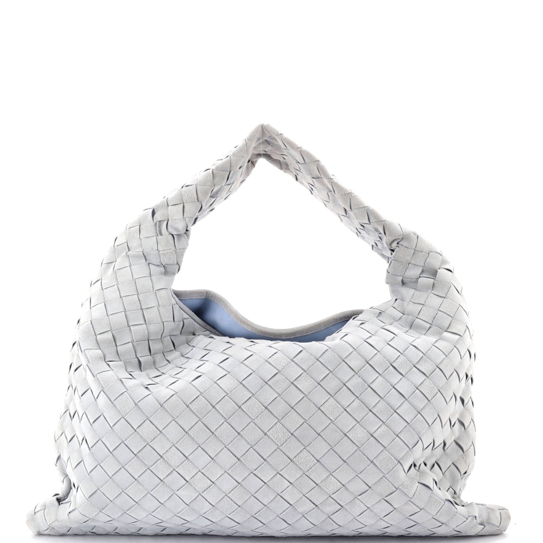 Hop Hobo Intrecciato Suede Small