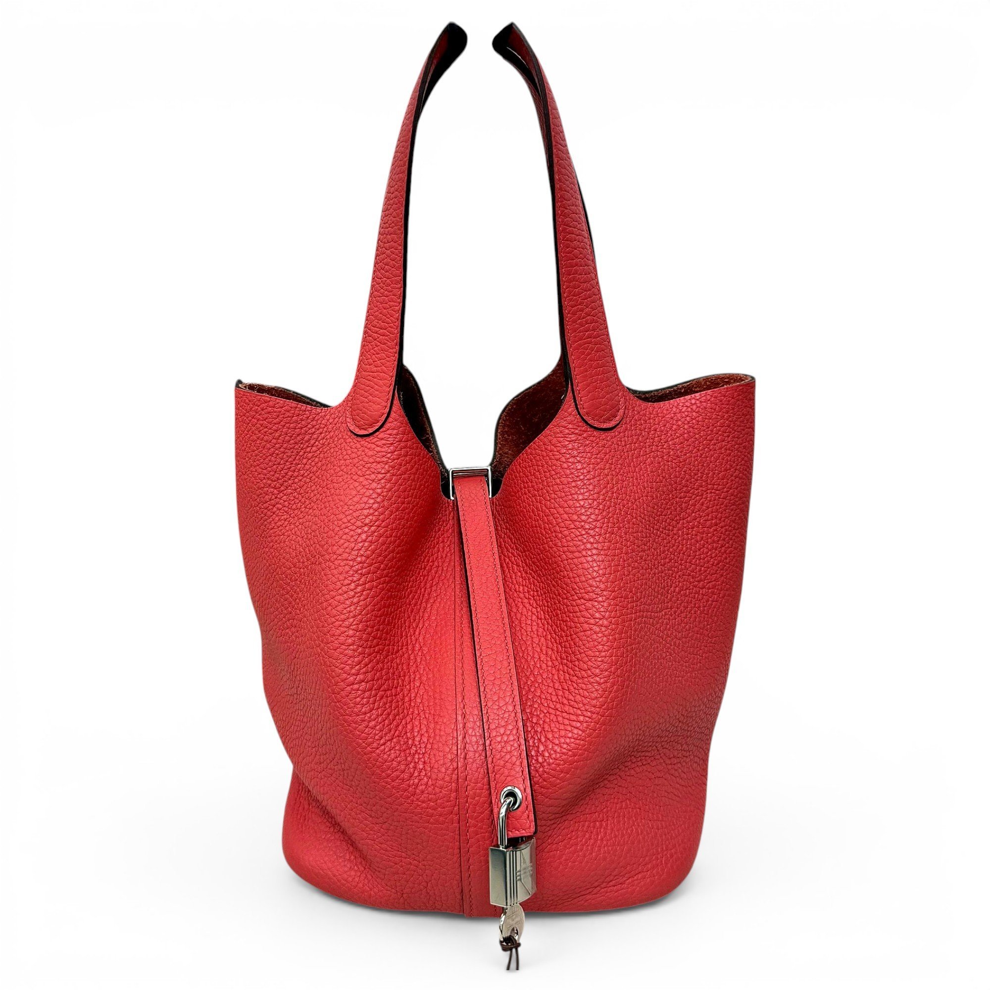 Picotin leather handbag