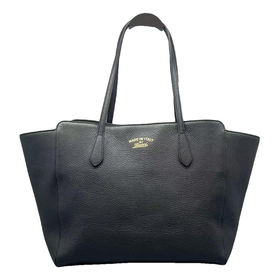 Swing leather tote