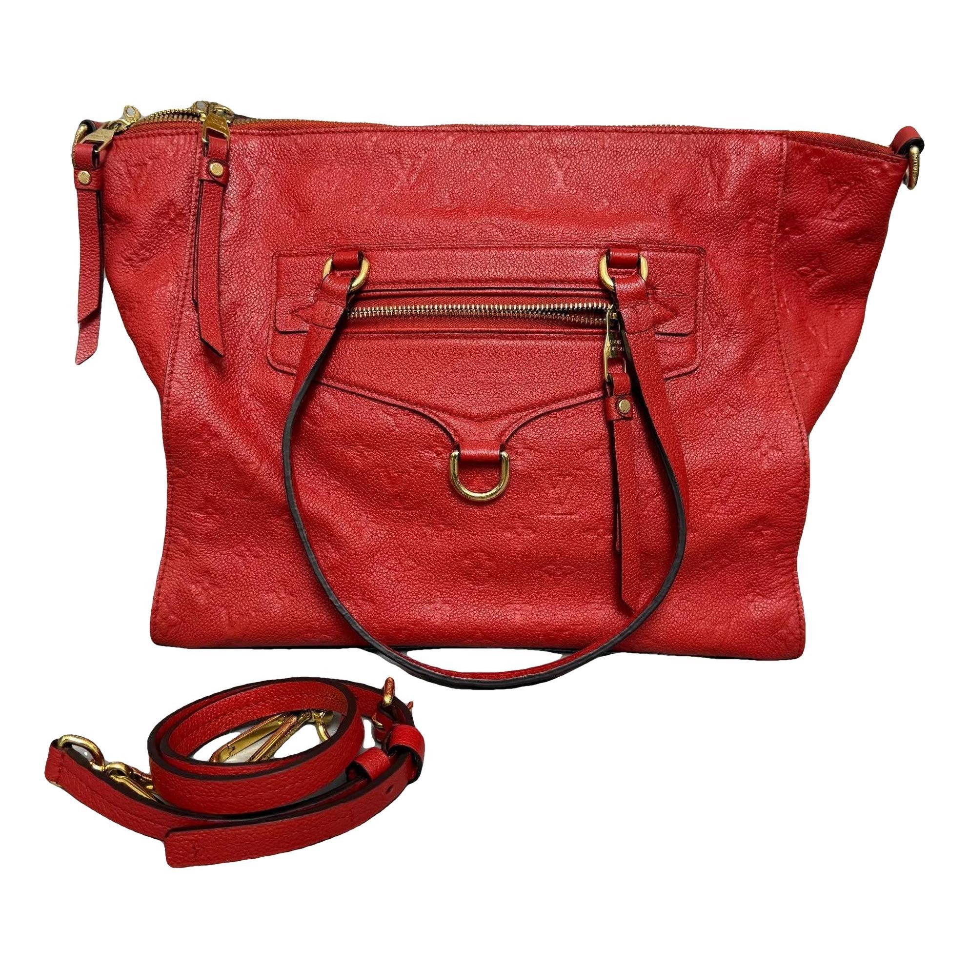 Leather tote