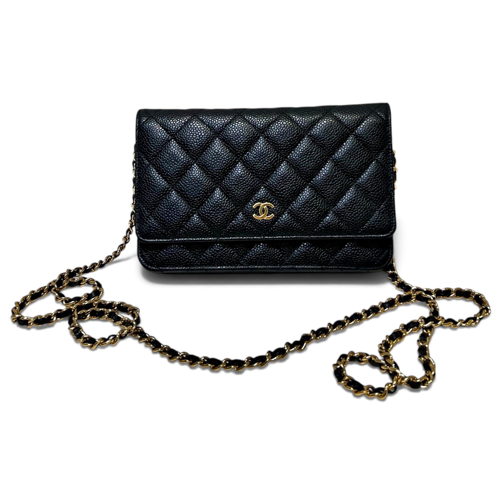 Wallet On Chain Timeless/Classique leather crossbody bag