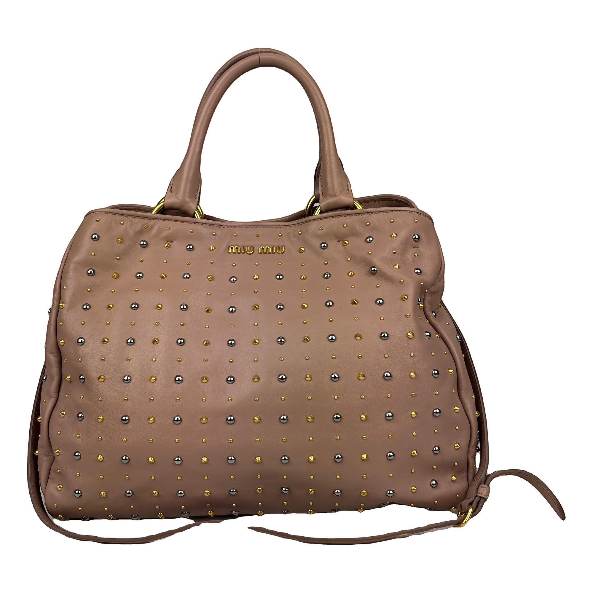 Miu Miu Vitello leather handbag