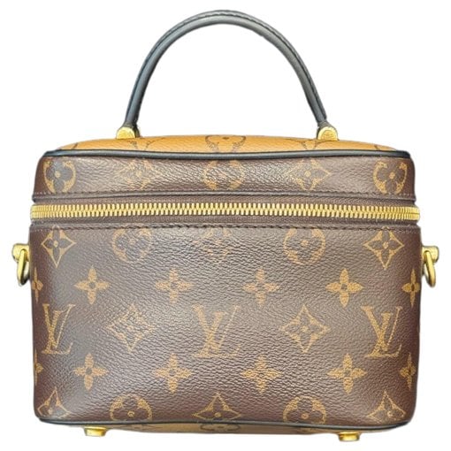 Vanity leather handbag
