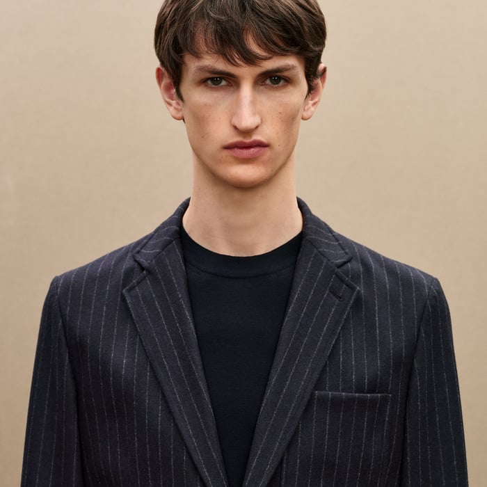 Marine "Rayure Technique" 24 Relax Jacket, Short Model