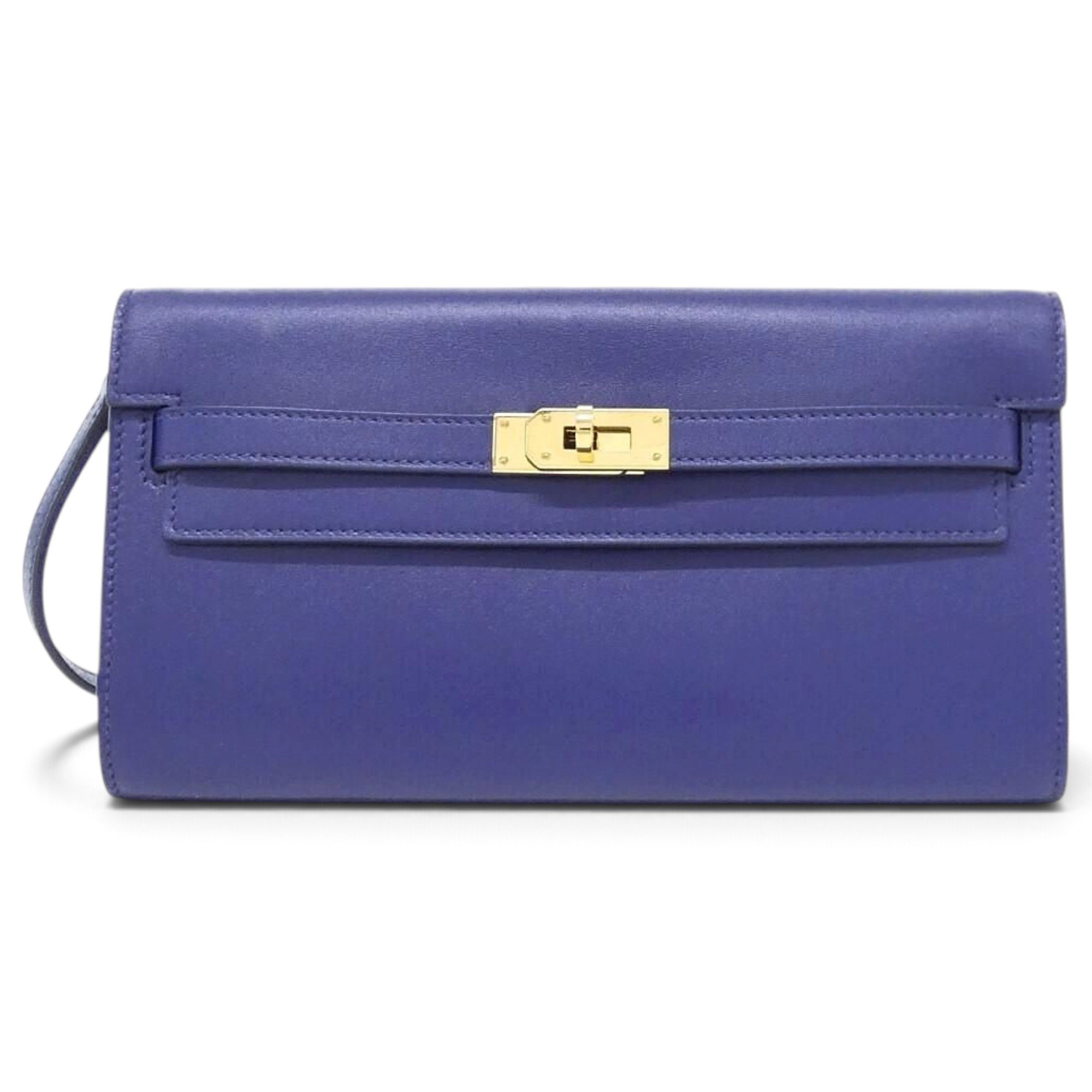 Hermes Kelly Handbag Tadelakt Leather