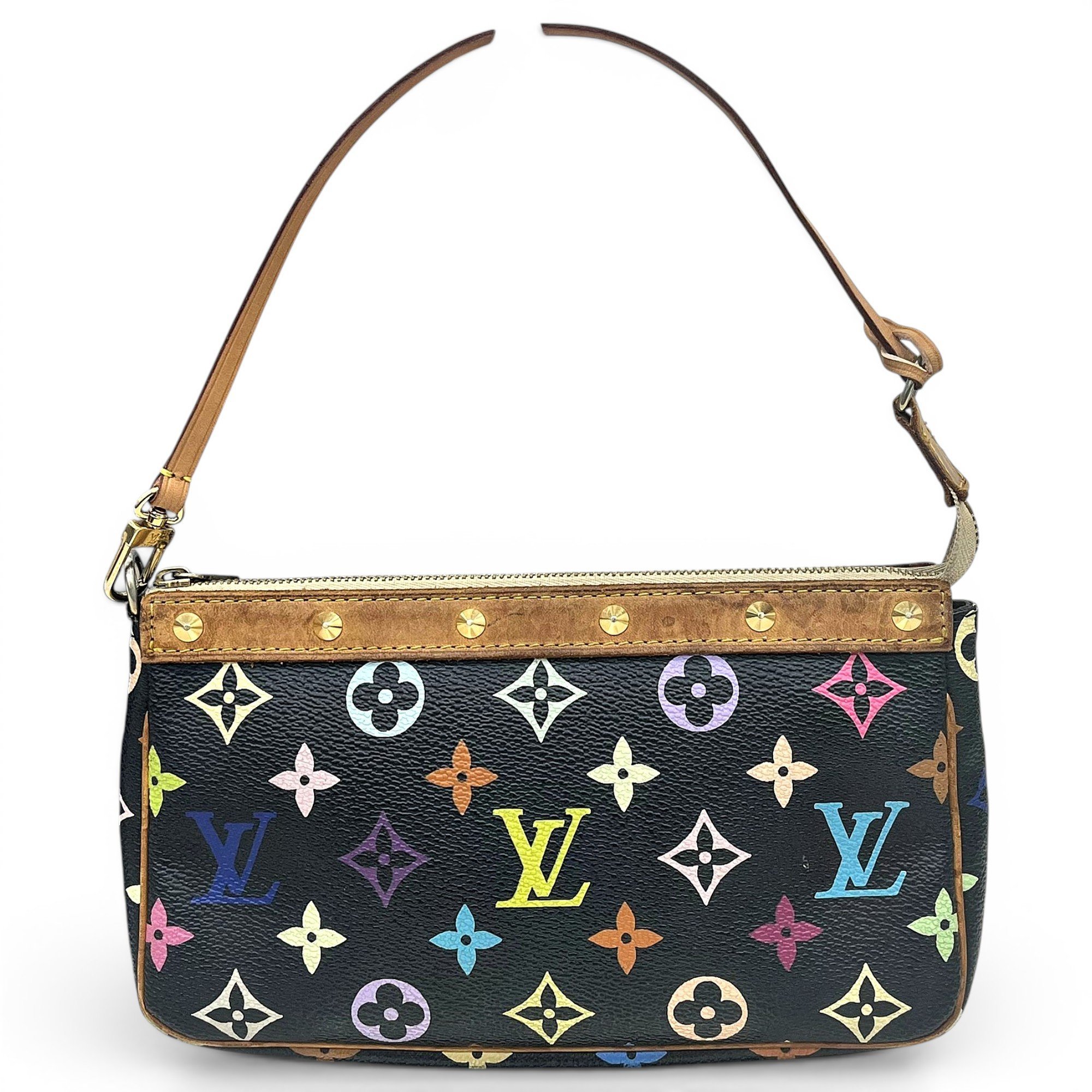 Pochette Accessoire leather handbag