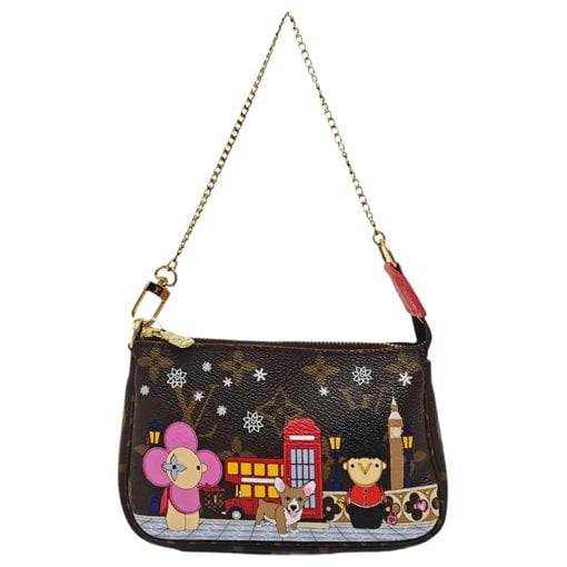 Maxi Multi Pochette Accessoires leather handbag