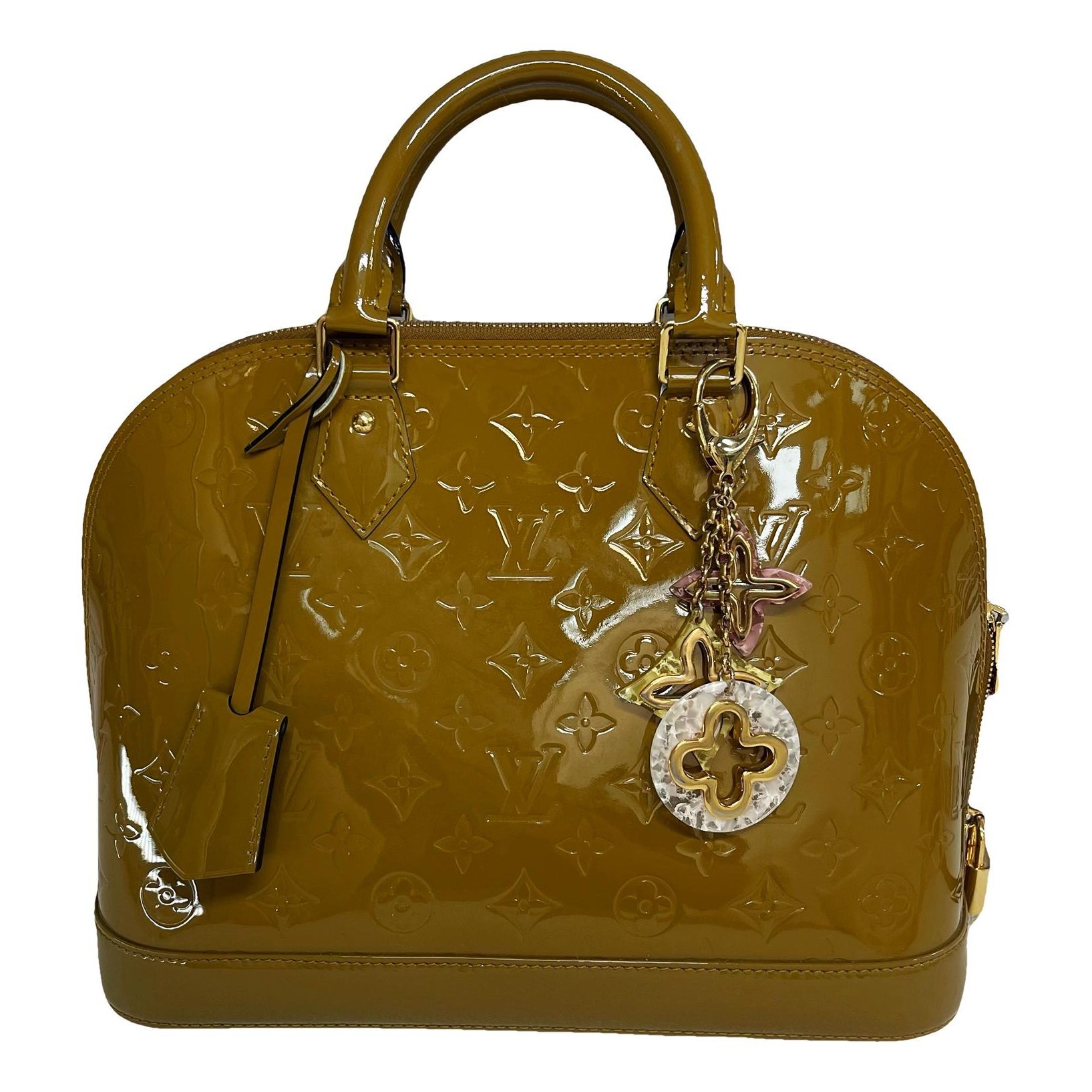 Alma patent leather handbag