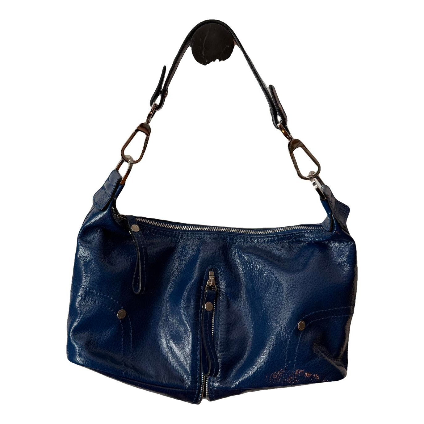 Idole patent leather handbag