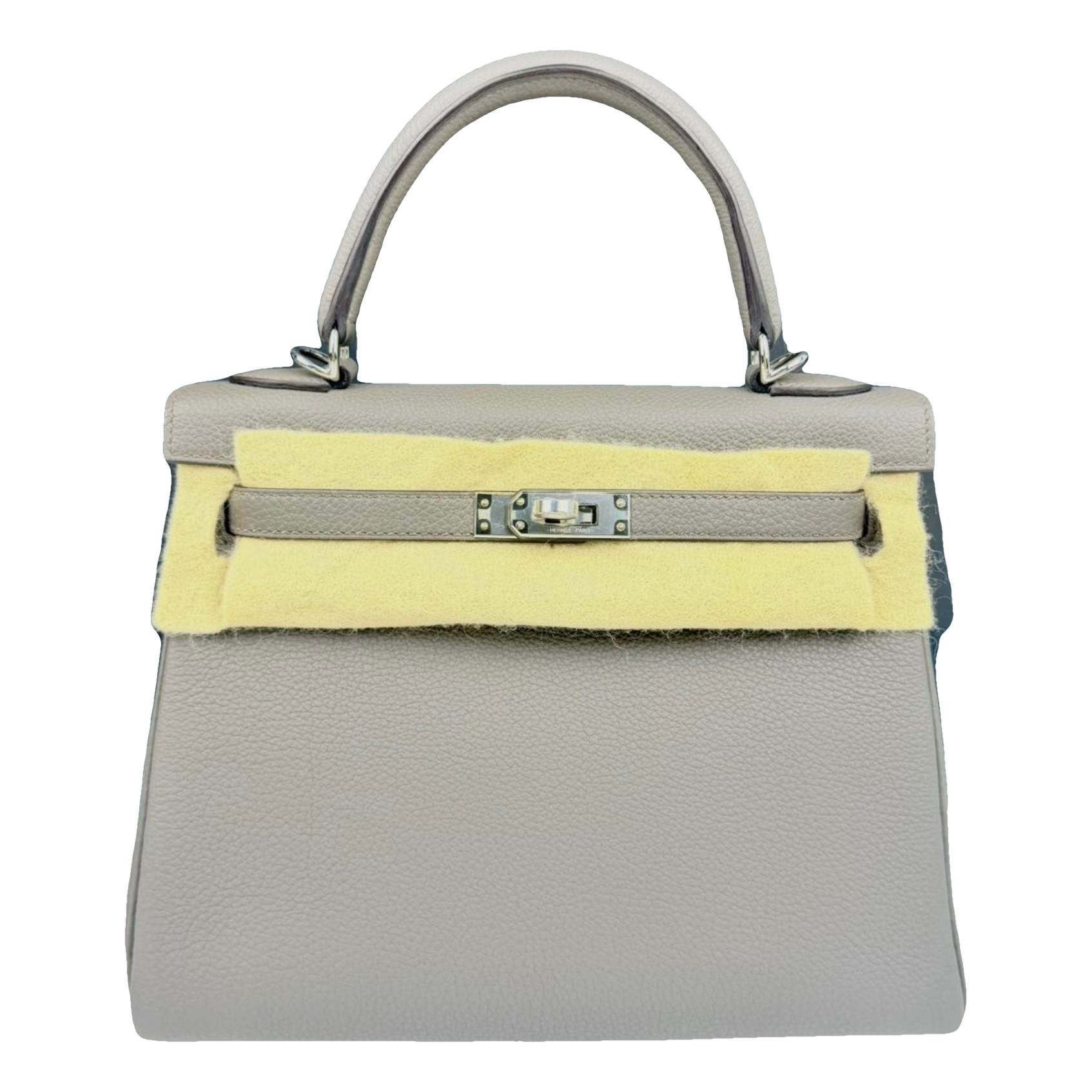 Kelly 25 leather handbag