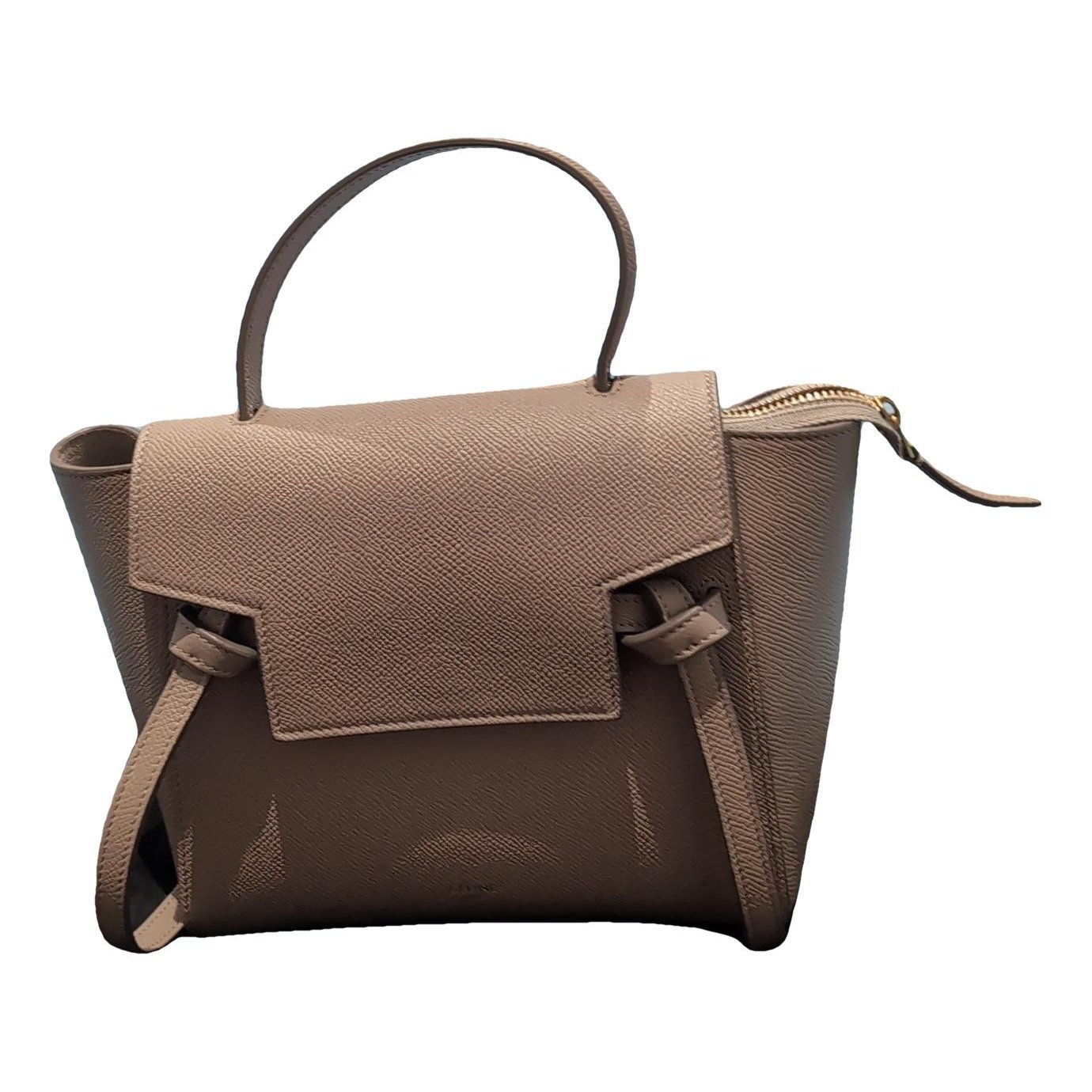 Belt leather handbag