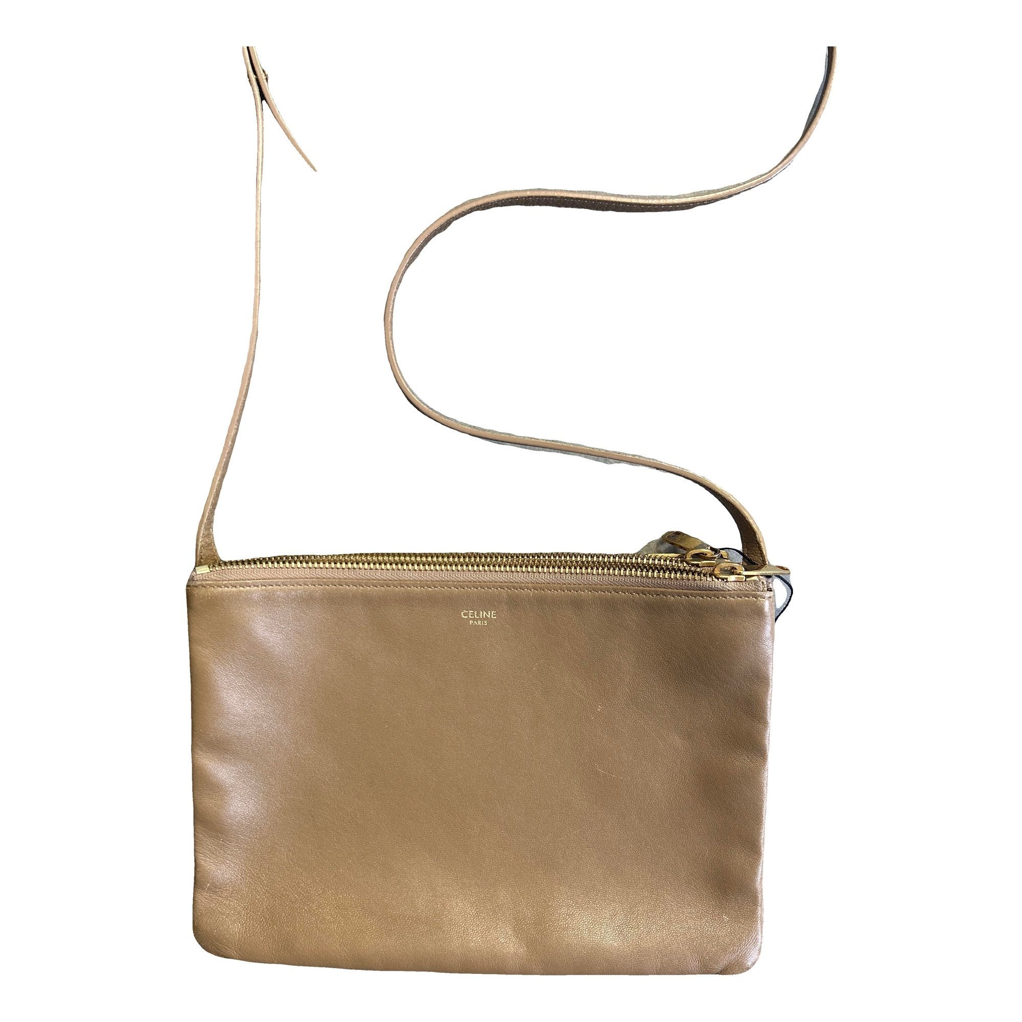 Trio leather crossbody bag
