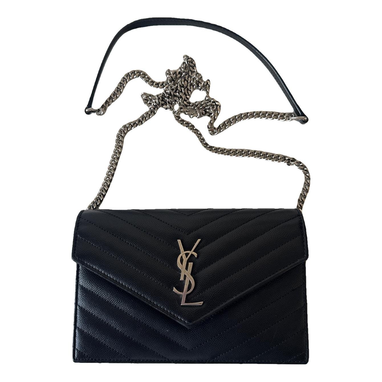 Portefeuille enveloppe leather crossbody bag