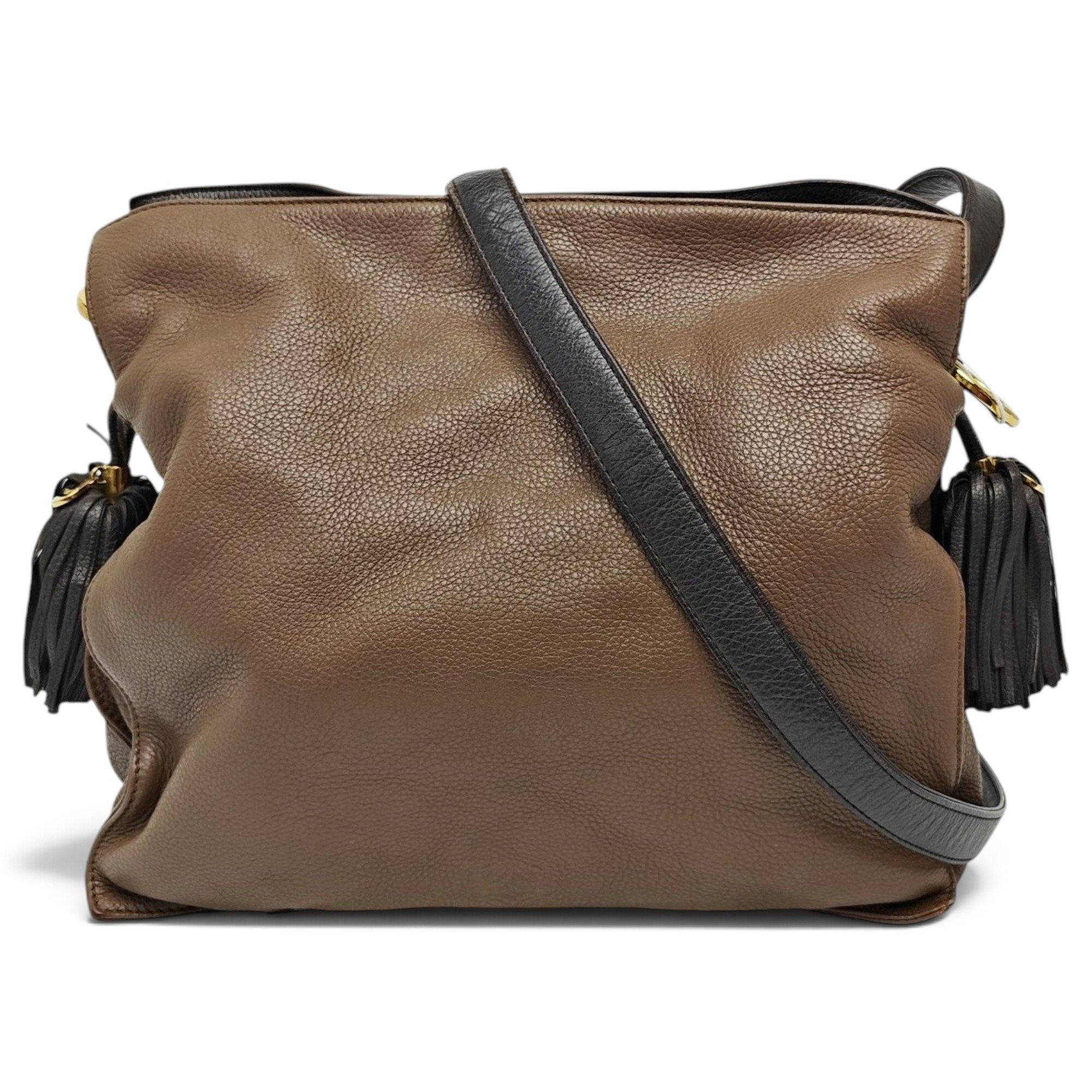 Flamenco leather handbag
