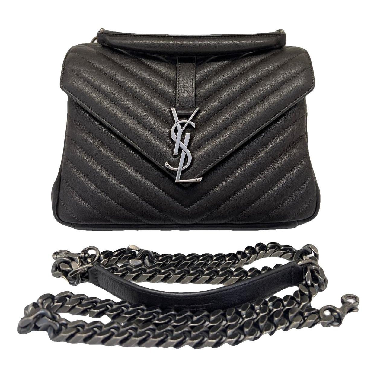 Collége monogramme leather handbag