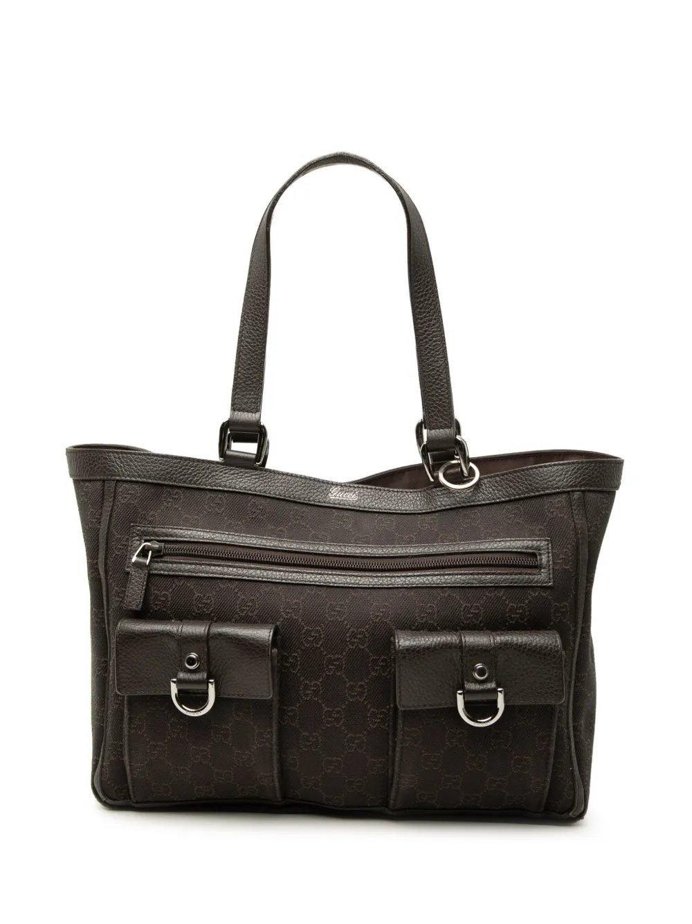 2000-2015 GG Denim Abbey D Ring Pocket tote bag