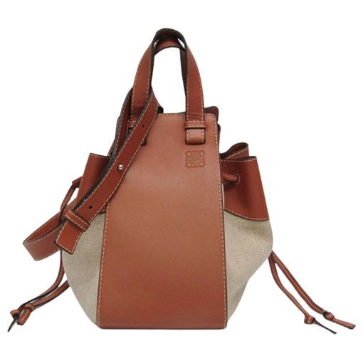 Hammock leather handbag
