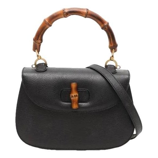 Bamboo leather handbag
