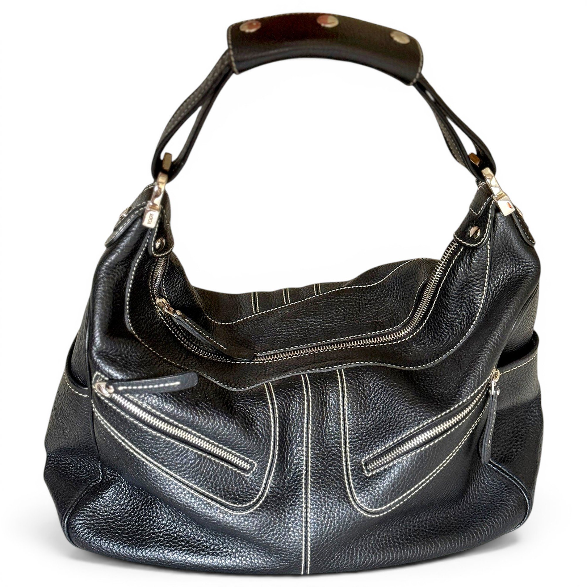 D Bag leather handbag