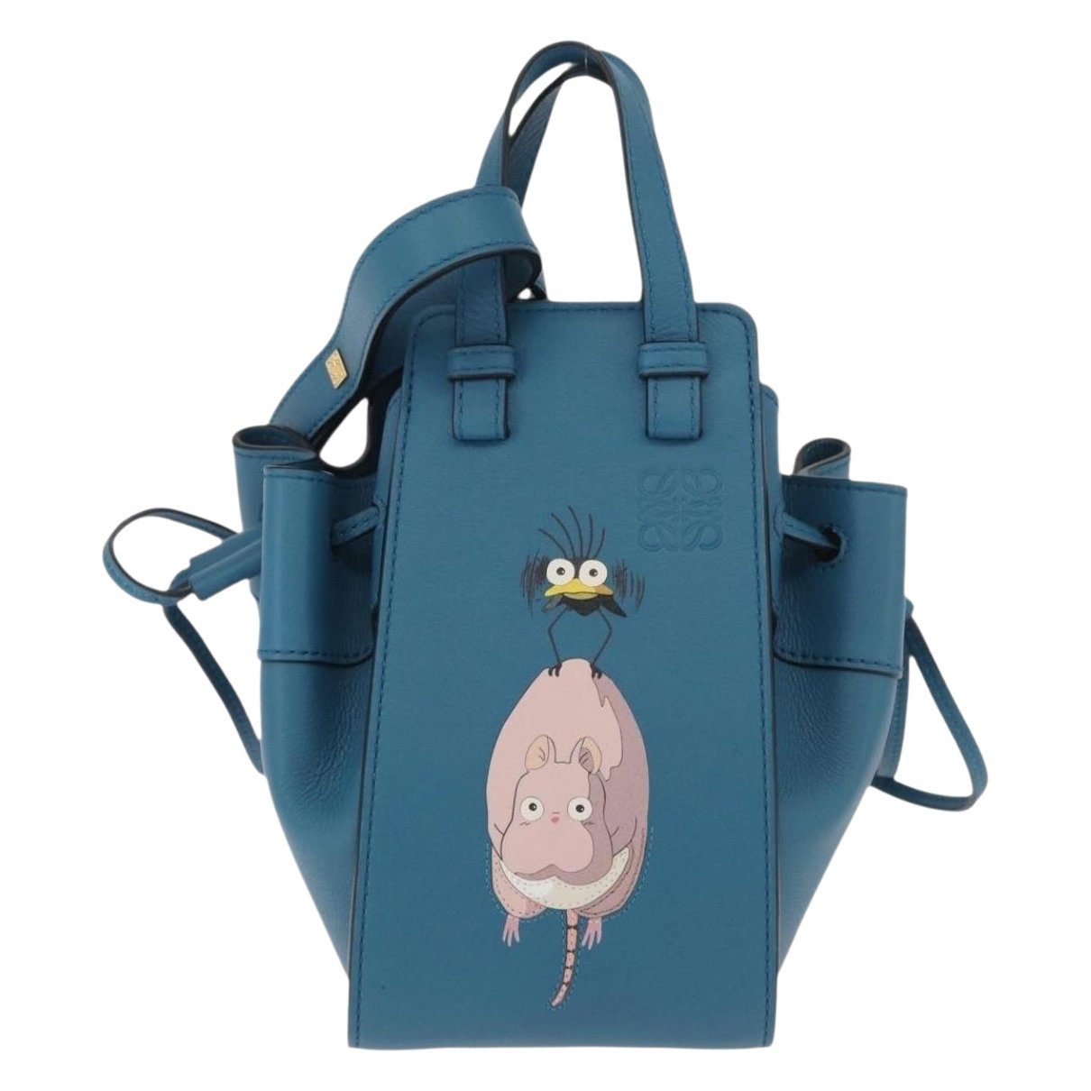 Hammock leather handbag
