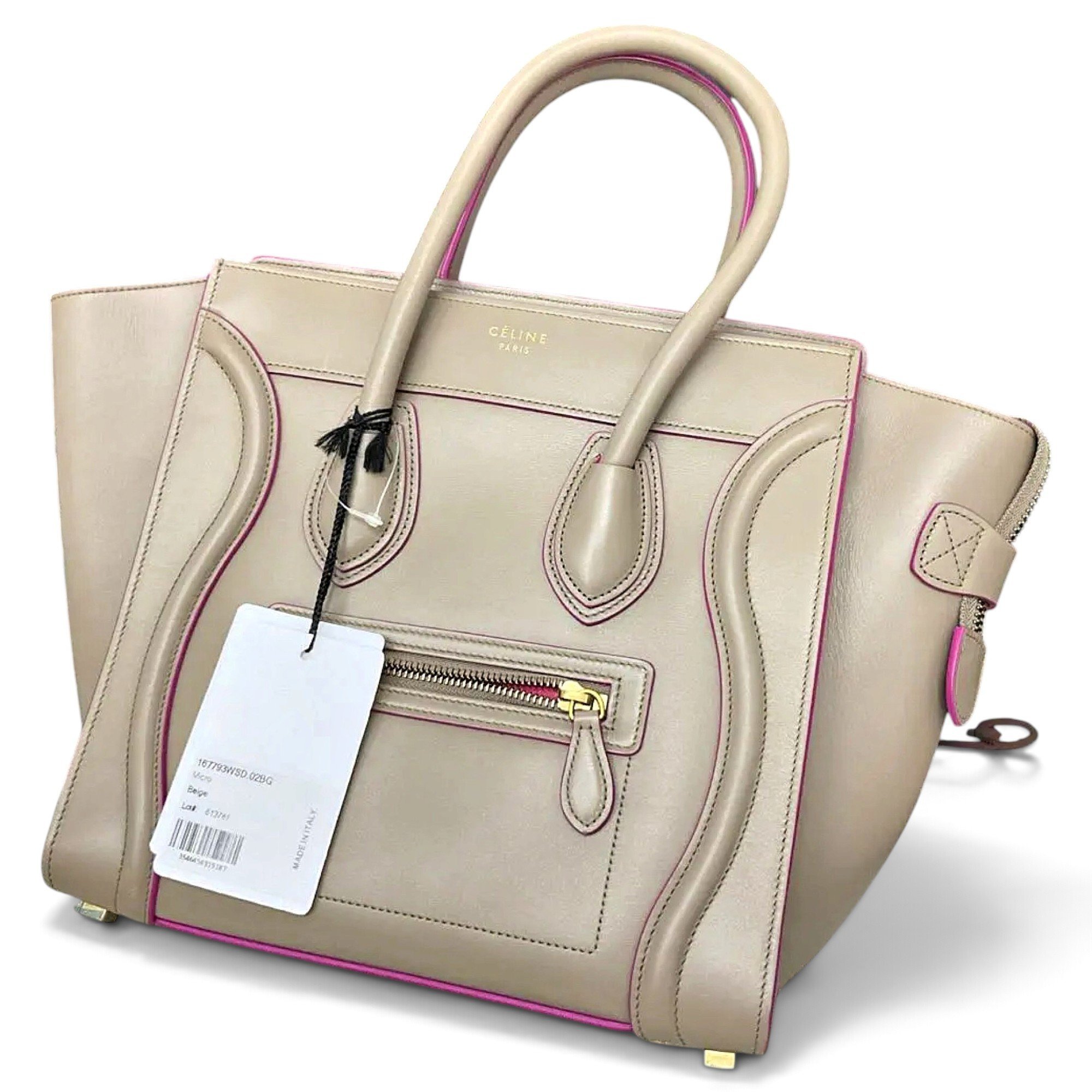 Luggage leather tote