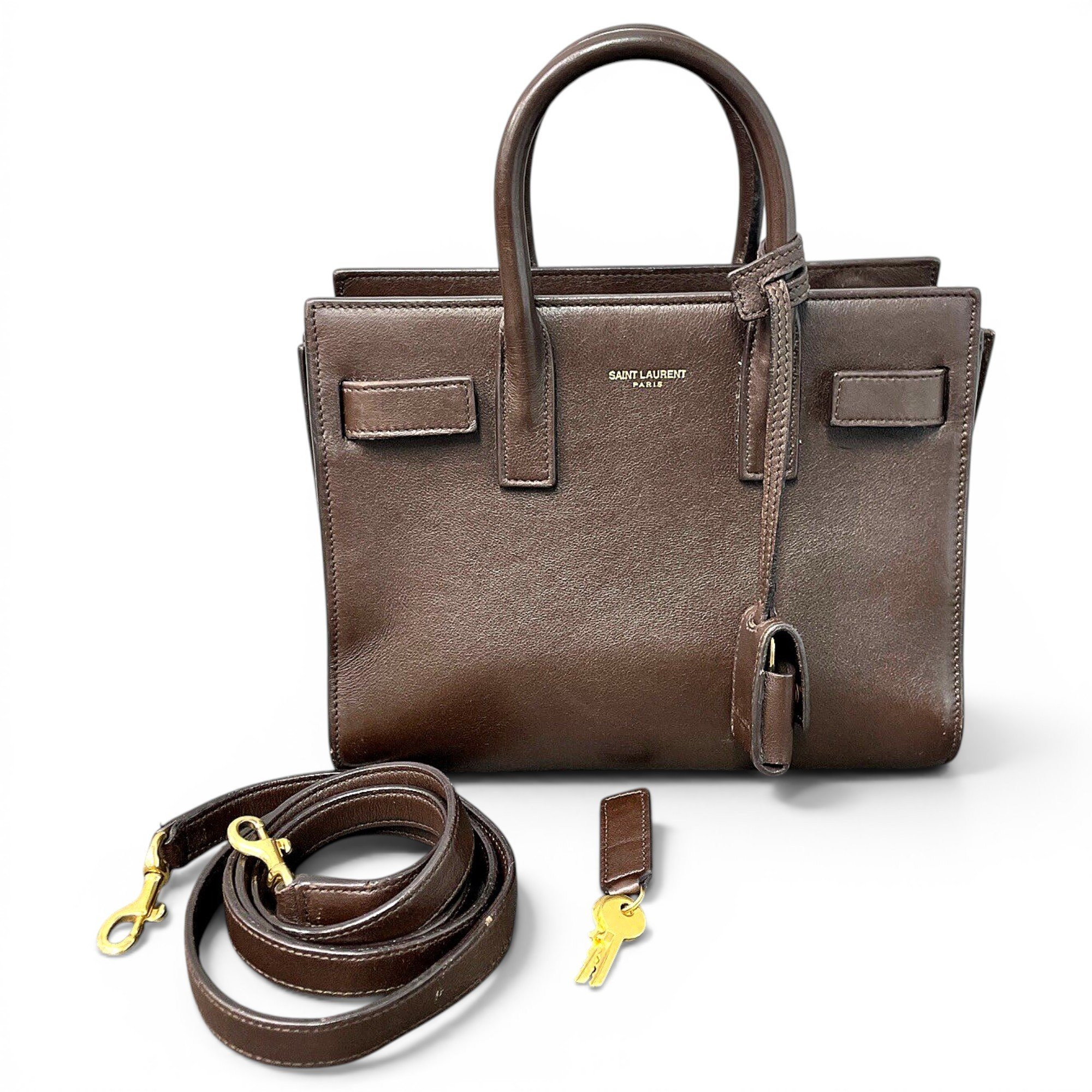 Leather handbag