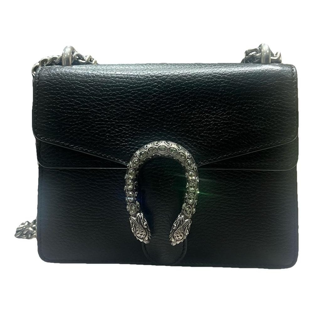 Leather clutch bag