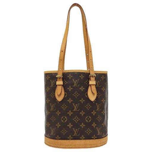 Bucket leather handbag