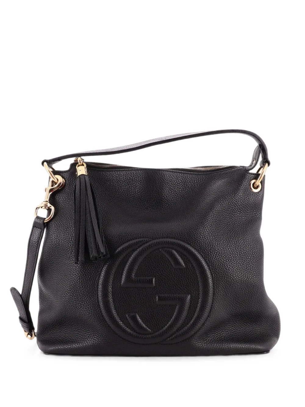 Soho Convertible Leather Large hobo bag